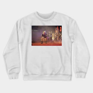 Young Asian girl dance performer on stage 3 Crewneck Sweatshirt